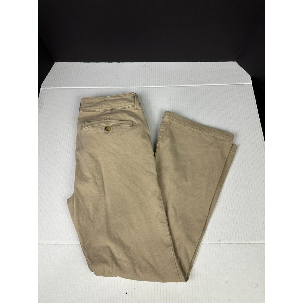 American Eagle Outfitters Kick Boot Khaki Pants Size 10 Extra Short (27"inseam)